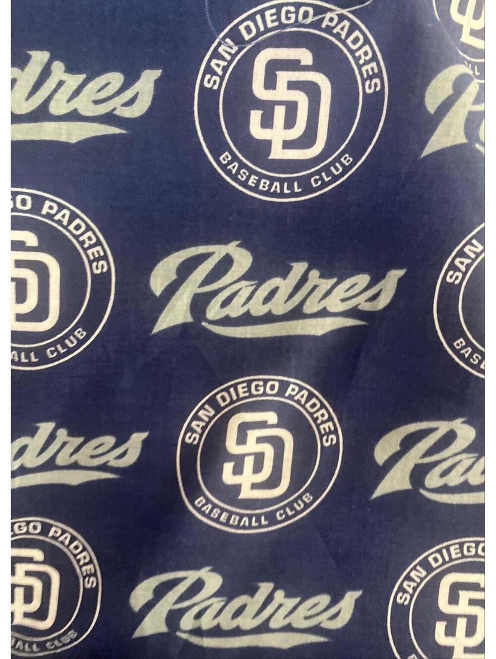 Discontinued MLB San Diego Padres 60" Fabric by the 1/2 yard